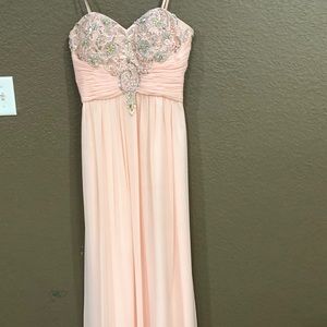 Pink maxi dress
